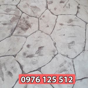 Bê tông áp khuôn tại Ba Đình