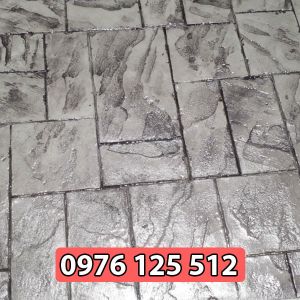 Bê tông áp khuôn tại Đống Đa