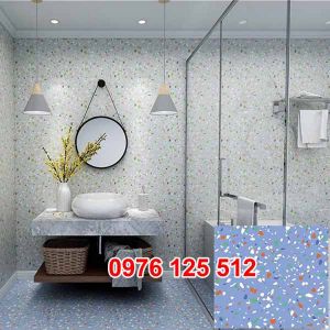 Thi công tường terrazzo