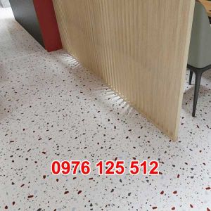 Thi công nền terrazzo