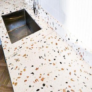 Gạch terrazzo bếp